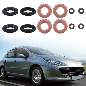 

Rubber 1.6 HDi Diesel Injector Seal Washer Protector O-Ring Kit 207 307 407 For Peugeot Citroen Berlingo C3 I C4 I
