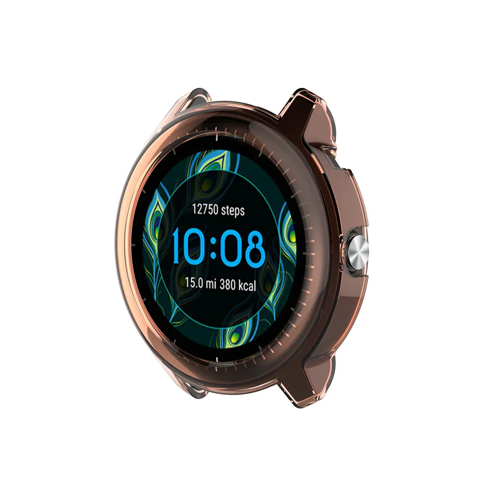 Прозрачный защитный чехол из ТПУ чехол для часов для Garmin Vivoactive3 музыка полная защита экрана чехол для Vivoactive 3 музыка