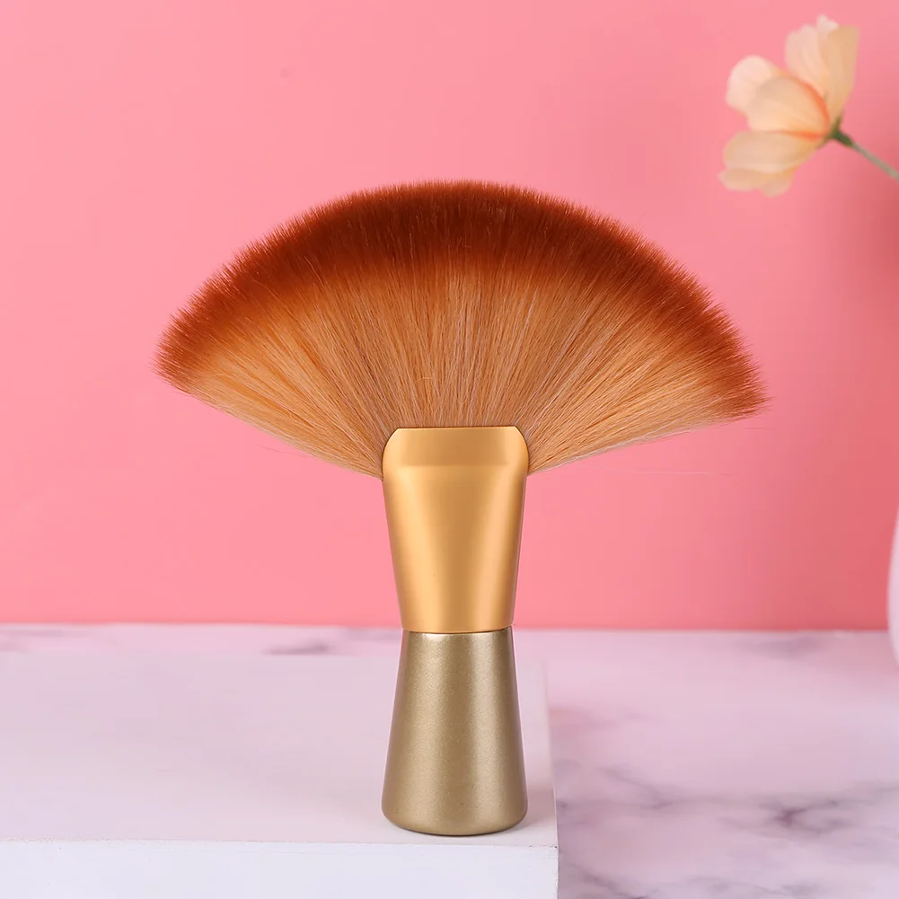 1Pc Pro Neck Face Duster Brush Fibre Setola Stylist Hair Cutting Cleaner Spazzola Da Barbiere Salon Cut Styling