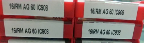 ISCAR 10 шт. твердосплавная вставка 16IRM AG 60 IC908