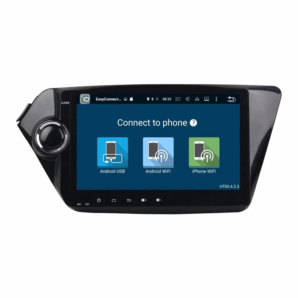 Best 9" Quad core 1024*600 HD screen Android 9.0 Car GPS radio Navigation for Kia K2 Rio (Russia) 2012-2016 with 4G/wifi,DVR,OBD 3