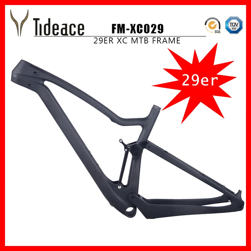 

2020 New suspension carbon frame 29er boost or 27.5er plus 148mm full suspension mountain bike frame mtb accept custom paint