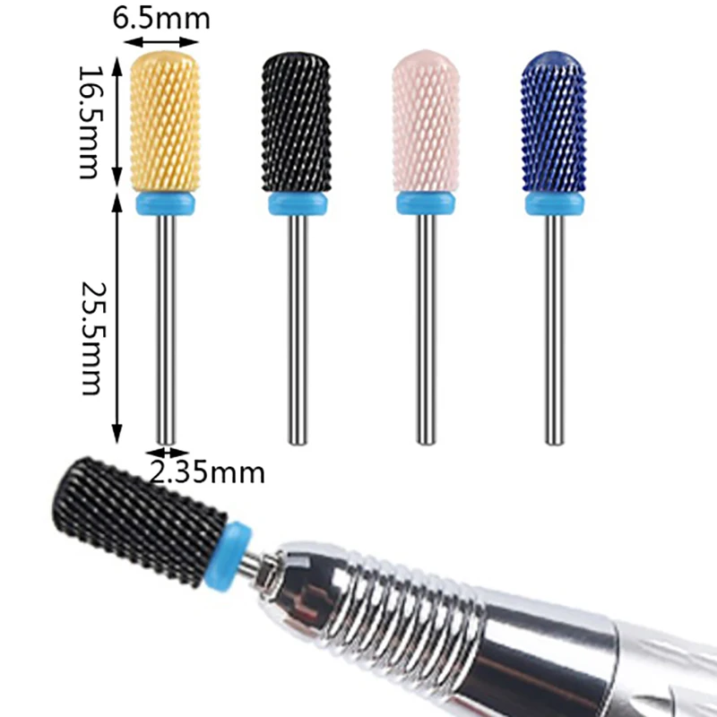 

1Pcs Nail Ceramic Polishing Head Drill Bits Polish File Smooth Top Manicure Tool High Quality