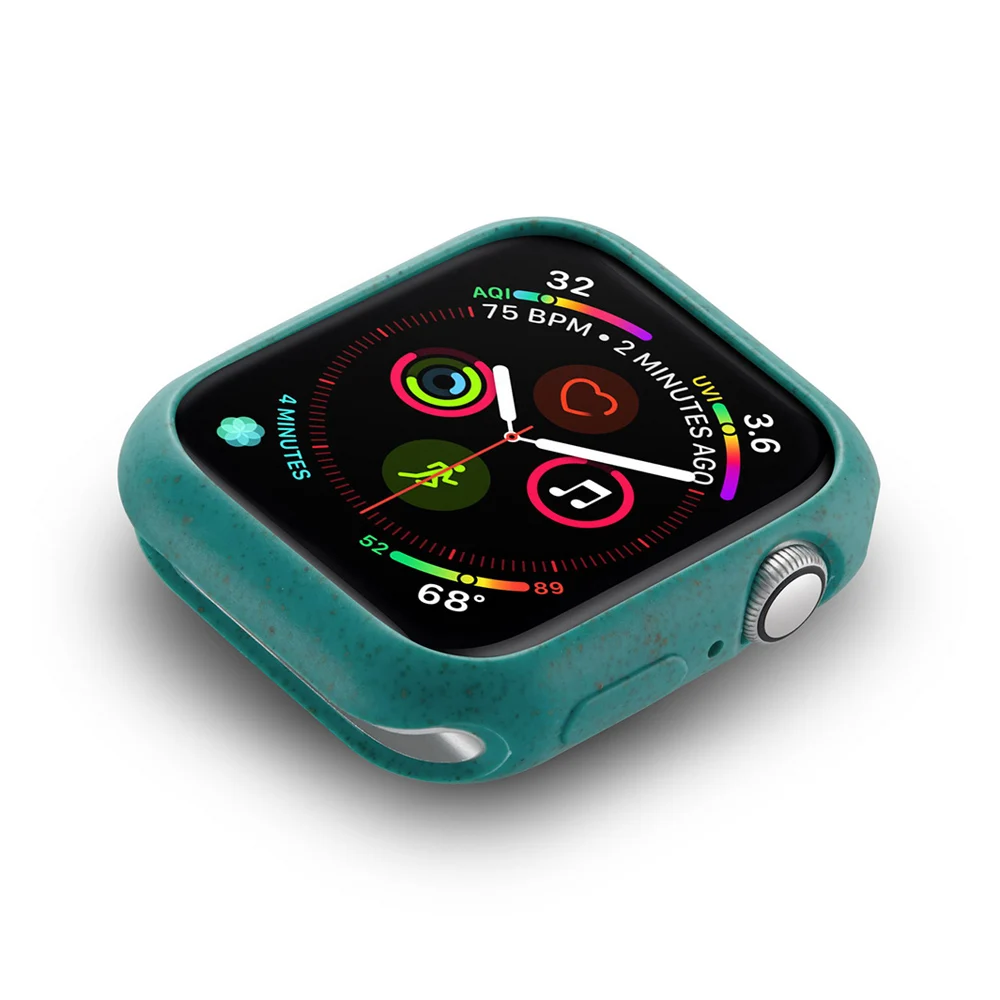 Модный мягкий из высокотемпературного полиуретана защитный чехол для Apple Watch Series 5 4 Case 44 мм 40 мм легкий тонкий бампер для iWatch Shell аксессуары