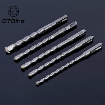 

160mm Electric Hammer Drill Bits Cross Type Tungsten Steel Alloy SDS Plus 6/8/10/12/14/16mm for Masonry Concrete Rock Stone