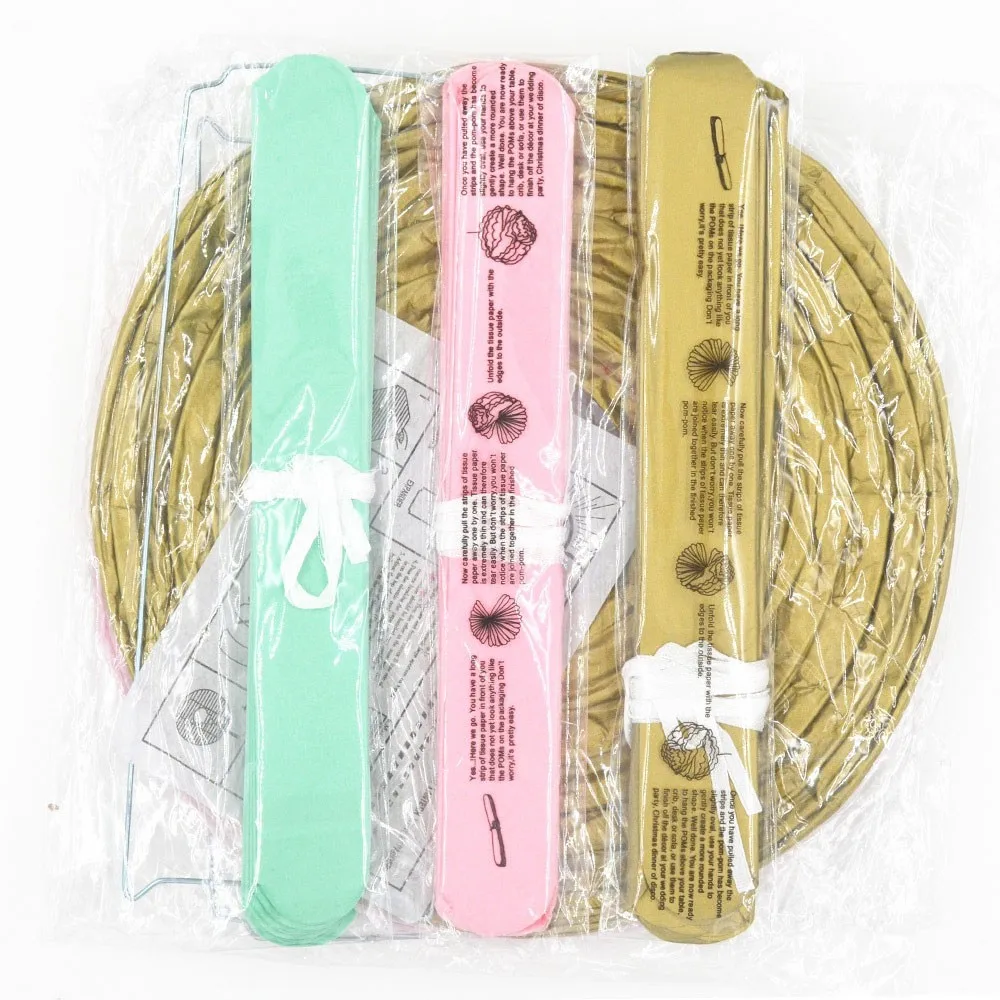 pink green gold 6 шт./компл. кисточка цветочный абажур помолвка 8 дюймов белая роза розовый бумажный фонарь шар для украшения свадебной вечеринки - Цвет: pink green gold