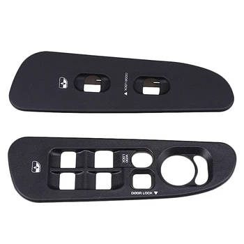 

Window Door Lock Switch Bezel Panel Black For Dodge Ram 02-05 1500 2500 3500