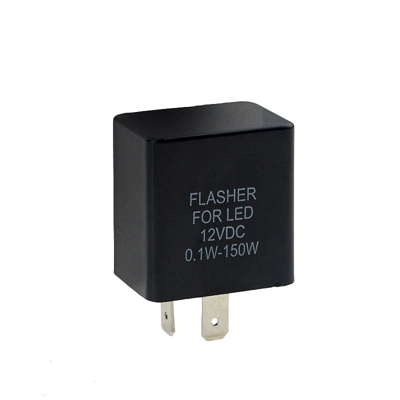 12V 2 Pin мигалка мотоцикла сигнальные лампы РЕЛЕ Светодиодный индикатор Сигналы поворота резистор 2 Pin Реле чехол