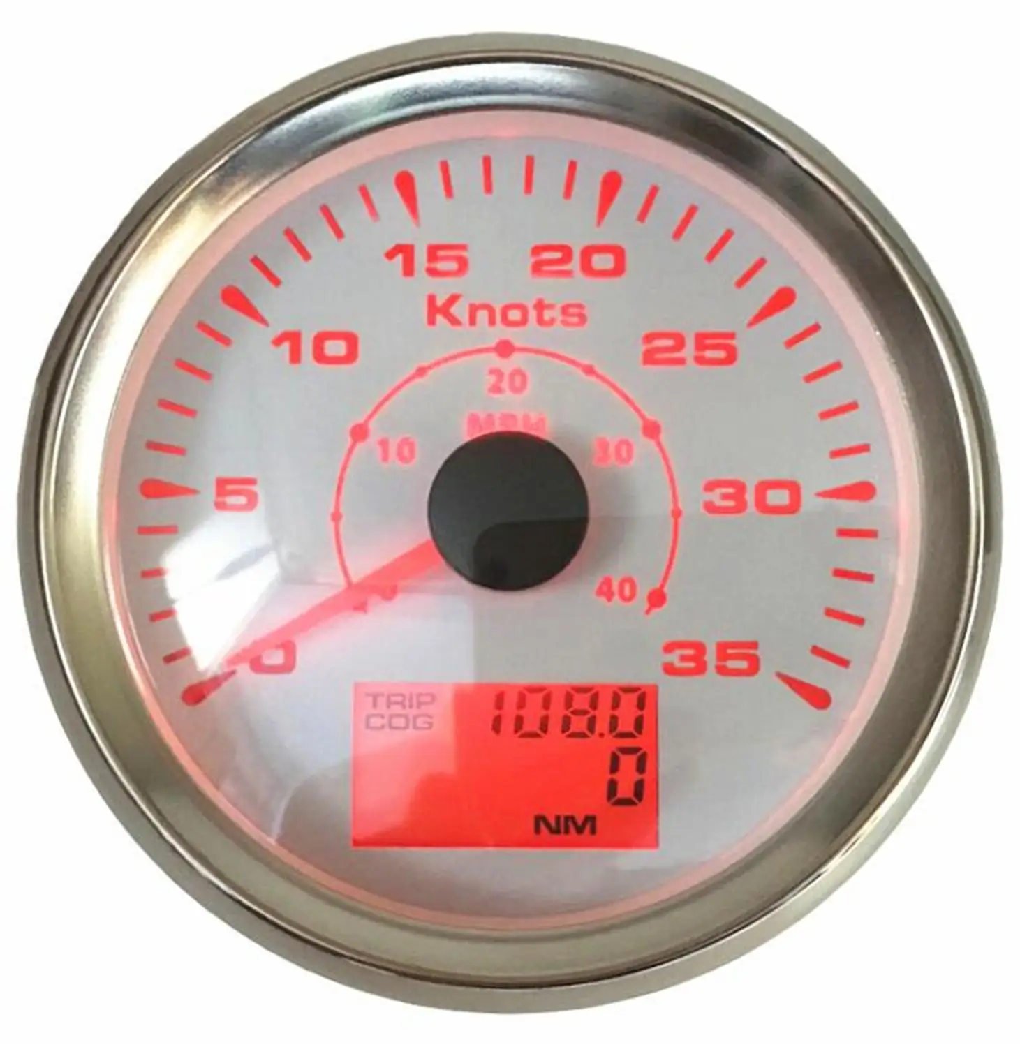 1 шт. 85 мм спидометры gps 0-35Knots/0-40MPH морские gps одометры 85 мм с функцией Cog Odo для судового судна яхты