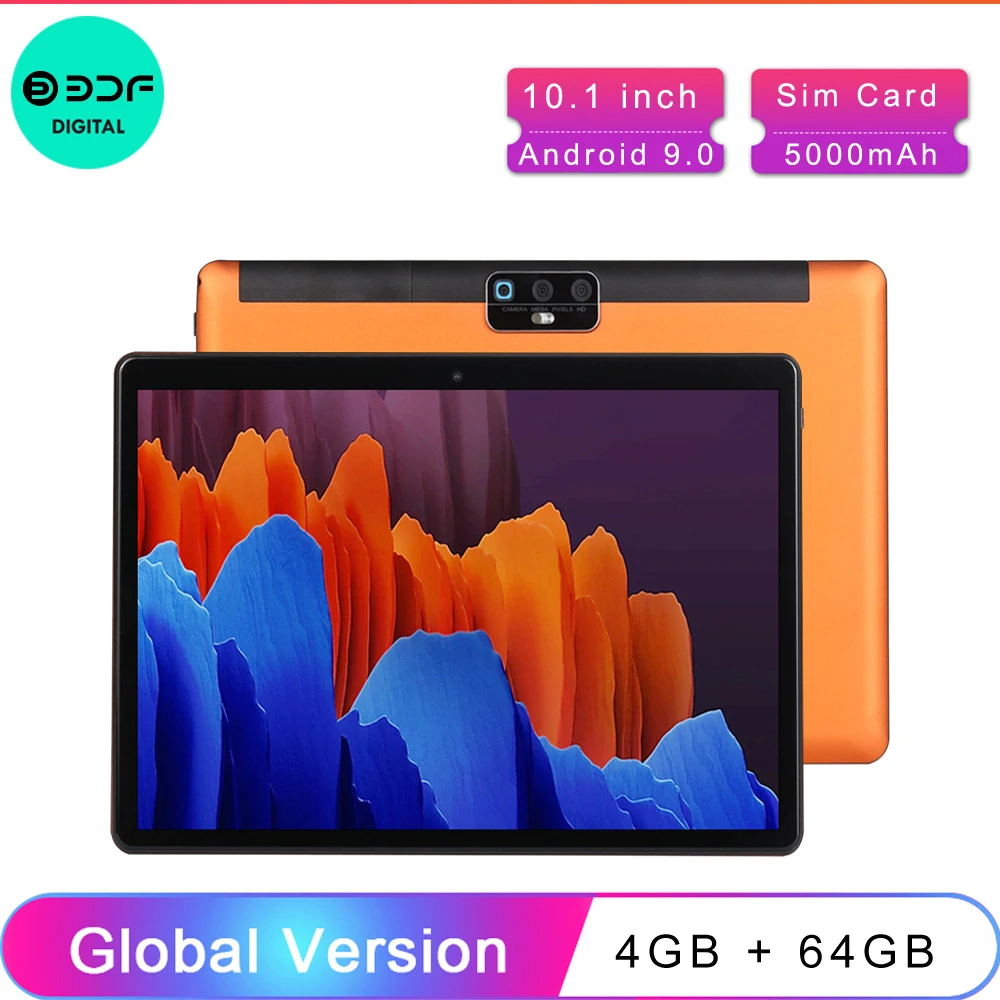 most famous tablet New Tablet 10.1 Inch Tablet PC Octa Core Android 9.0 3G/4G Phone Call 4GB+64GB ROM Bluetooth Wi-Fi Sim Card Android 9.0 Tablets best tablet pc