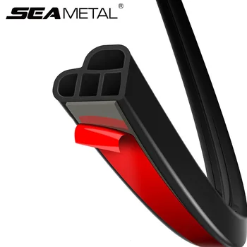 

Car Seals Auto Rubber Door Seal Strip SEAMETAL Sealant Weatherstrip Noise Insulation Protector Sealing Strips Auto Accessories