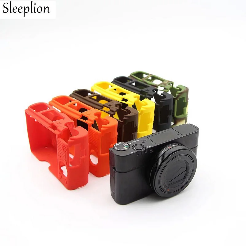 Мягкий силиконовый резиновый чехол Sleeplion для sony RX100III RX100IV/IIV защитная крышка корпуса беззеркальная система камера видео сумка