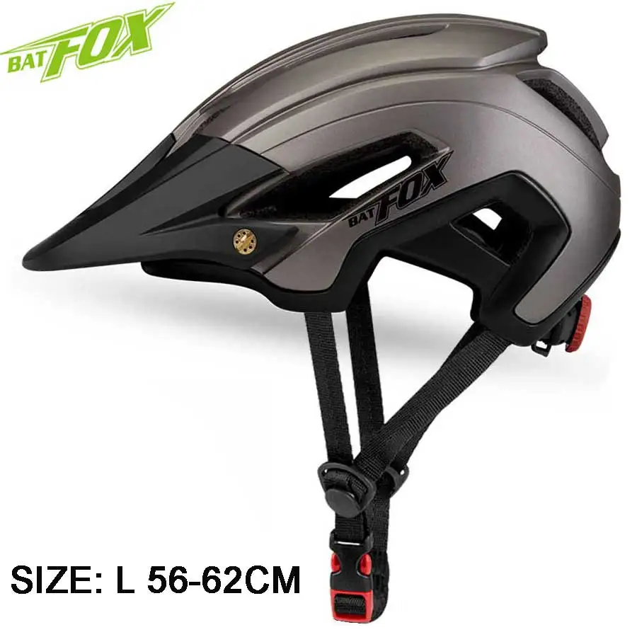 692-titanium BATFOX мужской женский велосипедный шлем MTB велосипедный дорожный Шлем Цельный синий велосипедный шлем Capacete EPS 13 вентиляционные отверстия casco bicicleta - Цвет: 692-titanium