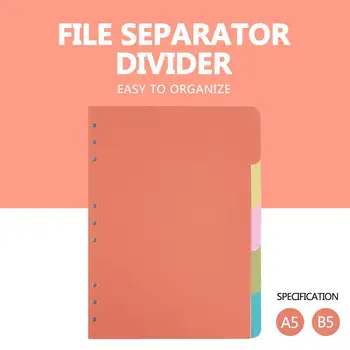 

Index Sheets 6/9 Holes Subject Dividers File Dividers Folder Dividers Creative Notepad Student Filler Premium Punched Filing