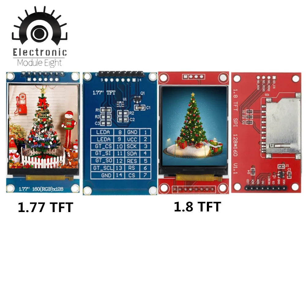 1 шт. 77 дюймов TFT ЖК-дисплей экран 128*160 TFTSPI на тонкопленочных транзисторах