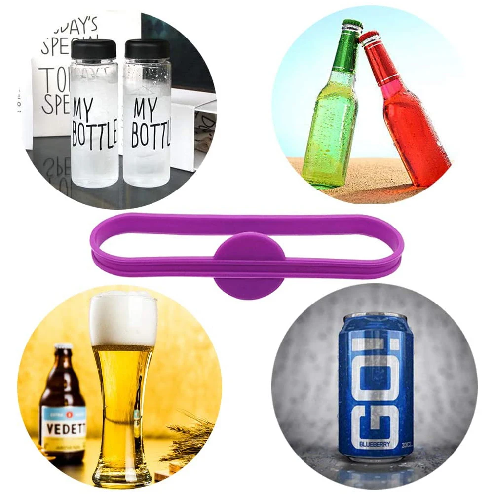 Food Grade Silicone Marks Long Strips Goblet Tag Wine Glass Markers Ring Wine Labels Glasses Drinking Tag Set For Bar Party wine glass marker wine glass decorations
