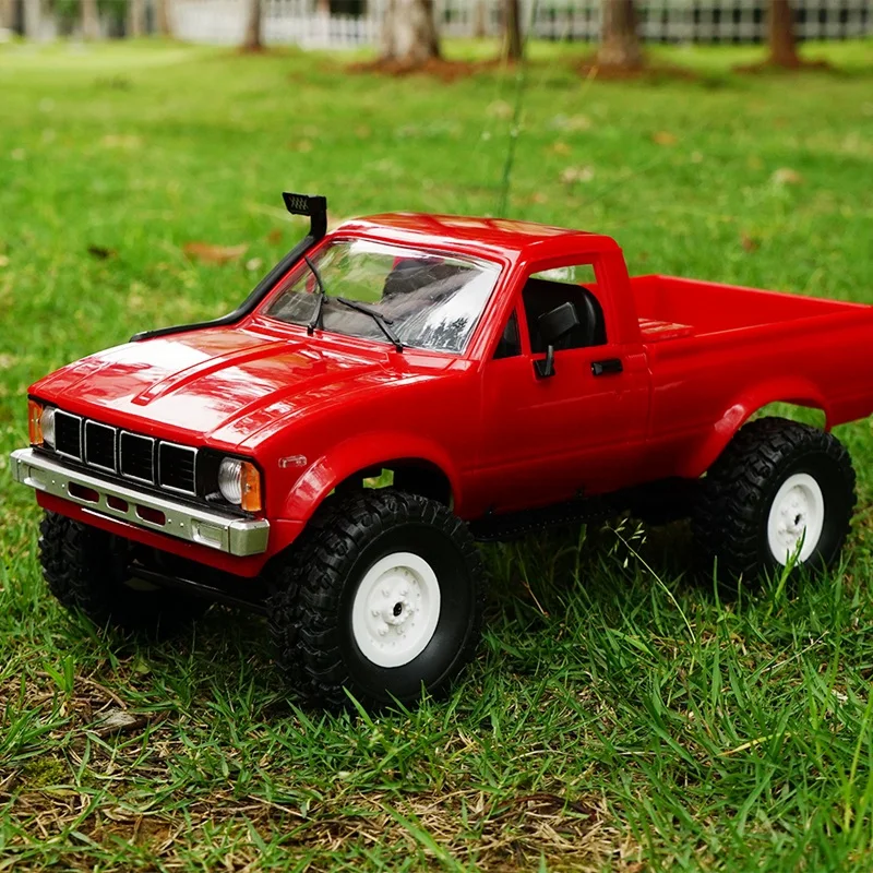 WPL C-24 1/16 Масштаб RC автомобиль Рок Гусеничный 4WD внедорожник военный грузовик лучшая игрушка красный