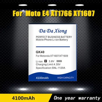 

4100mah Battery GK40 For Motorola Moto G4 Play for Moto E4 XT1766 XT1607 XT1609 XT1600 MOT1609BAT SNN5976A Mobile Phone battery