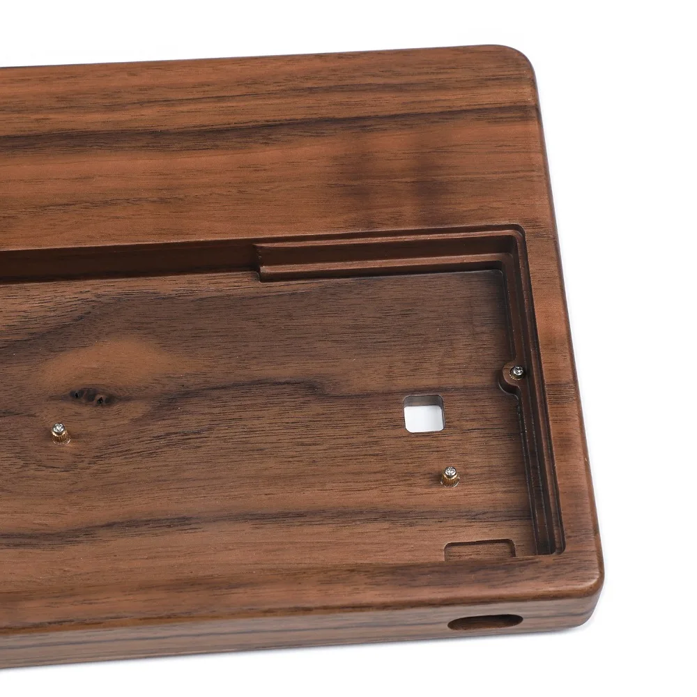 capa de pulso de madeira de bambu descanso em para mini teclado mecânico compatível com