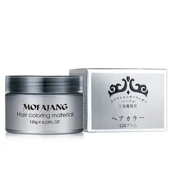 

MOFAJIANG Fashion Hair Coloring Material Styling One-Time Hair Wax Disposable Hair Dye Mud Cream Easy To Wash Plants Component