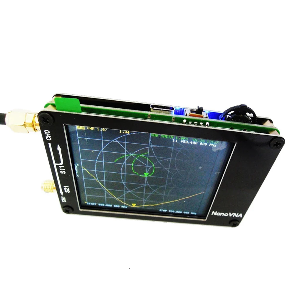 Professional Nano VNA Vector Network Analyzer LCD Digital Handheld Shortwave MF HF VHF UHF Antenna Analyzer Standing Wave