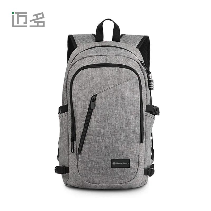 

New Style Travel Casual Backpack Wearable Nylon Computer Backpack USB Charging Schoolbag Manufacturers Direct Selling