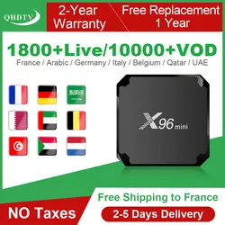 X96 мини IP ТВ Франция коробка Android 7,1 код IPTV QHD ТВ коробка Четырехъядерный X96mini 1 год IP ТВ Бельгия Франция арабский Нидерланды IP ТВ