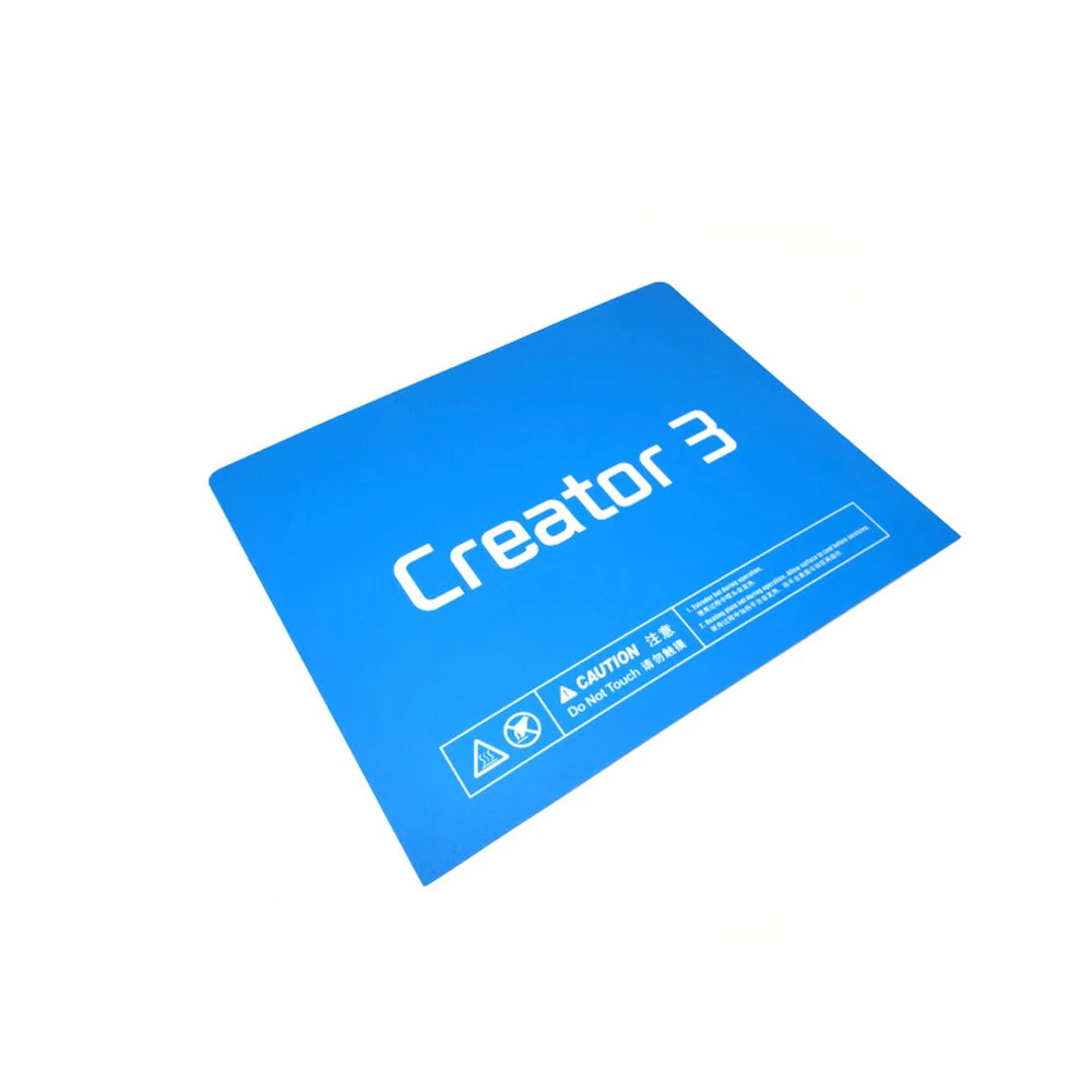 FLASHFORGE 3 개/몫 크리에이터 3 플레이트 용 침대 테이프 용지 예비 액세서리 3d 프린터 부품 교체 용지