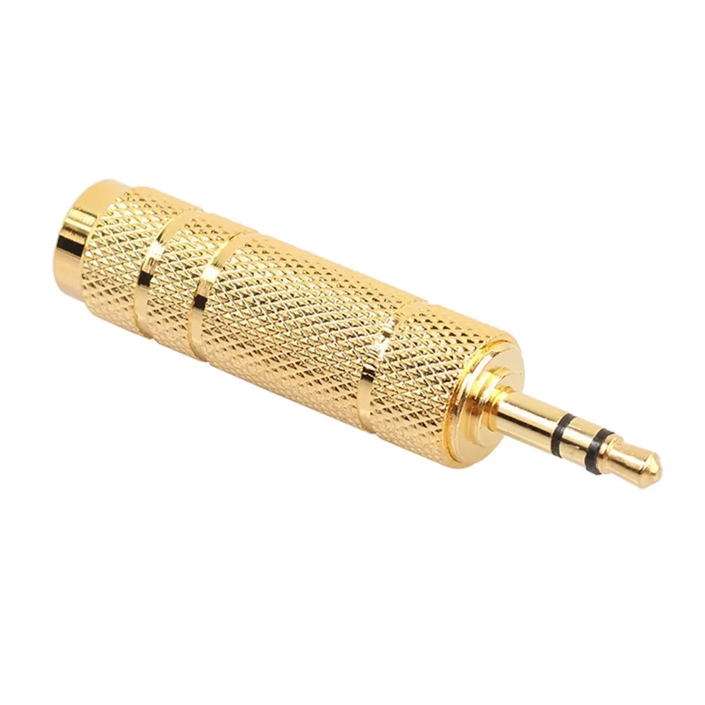 3.5mm 1/8inch Male To 6.35mm 1/4inch Female Adapter 3.5mm Plug To 6.35mm Jack Stereo Audio Adapter For Microphone Headset