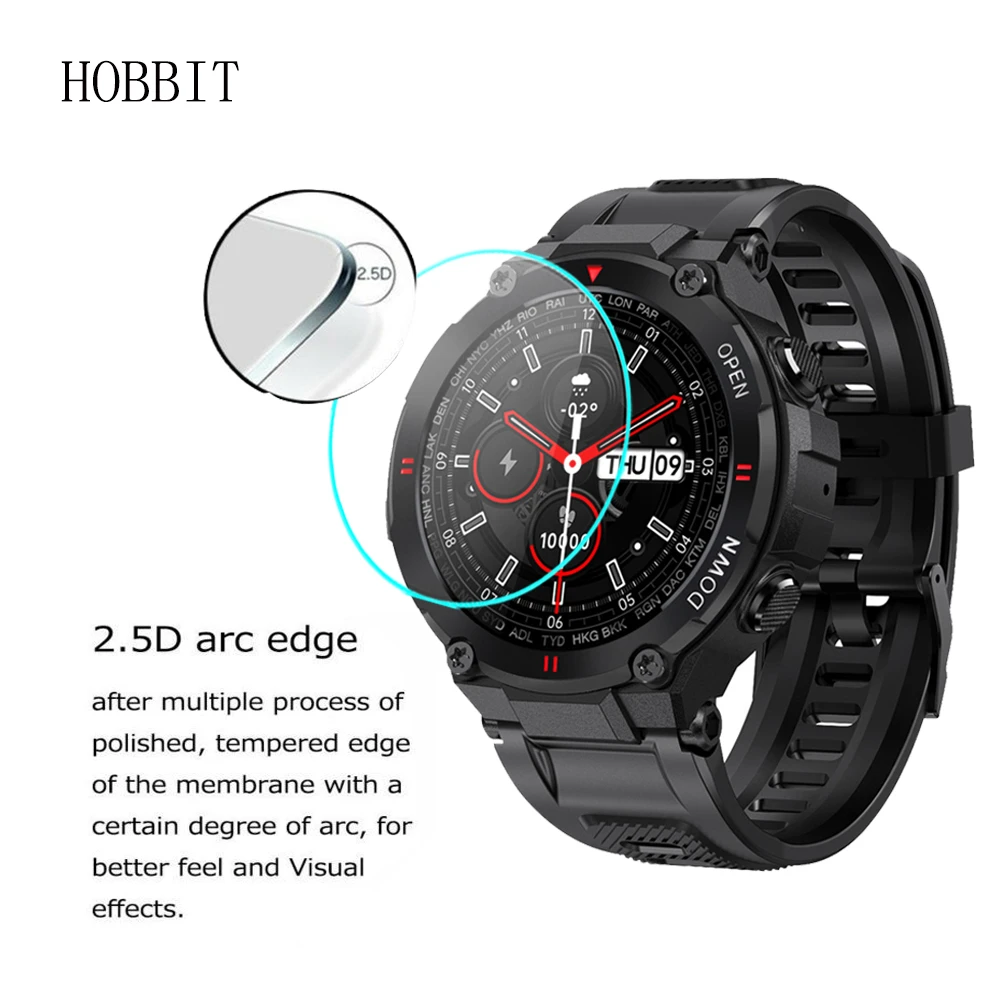 2Pcs 2.5D 9H Anti-Scratch Protection Glass For SENBONO MAX6 Y2 Youth2  SmartWatch Screen Protector Film HD Clear Tempered Glass - AliExpress  Consumer Electronics