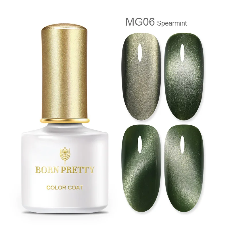 MG06 BORN PRETTY 5ml 9D Magnetic Cat Eye Nail Gel Polish Soak Off UV LED Nails Varnish Galaxy Star Magnet Nail Art Manicure Lacquer - Цвет: MG06