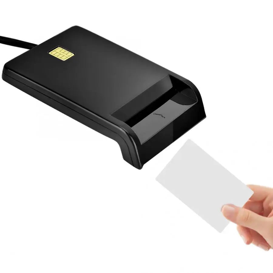 Считыватель сим-карт eader IC, rfid, копир SIM/ATM/IC/ID, считыватель смарт-карт, USB адаптер, черный