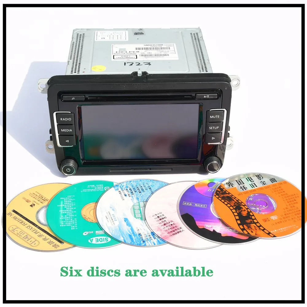 RCD510 USB OE # 5ND035190B 5ND 035 190 B автомобильное радио 6 дисков CD mp3-плеер подходит для Passat Tiguan
