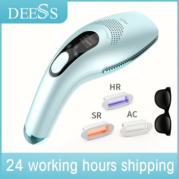 

DEESS GP590 IPL Hair Removal Device 0.9s Unlimited Flash ICE COOL Fastest Laser Epilator Permanent