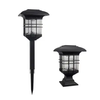 

Dual-use 3LED Solar Power Pillar Lamp Outdoor Garden Lawn Decorative Light Cold White/Warm Light Garden Light