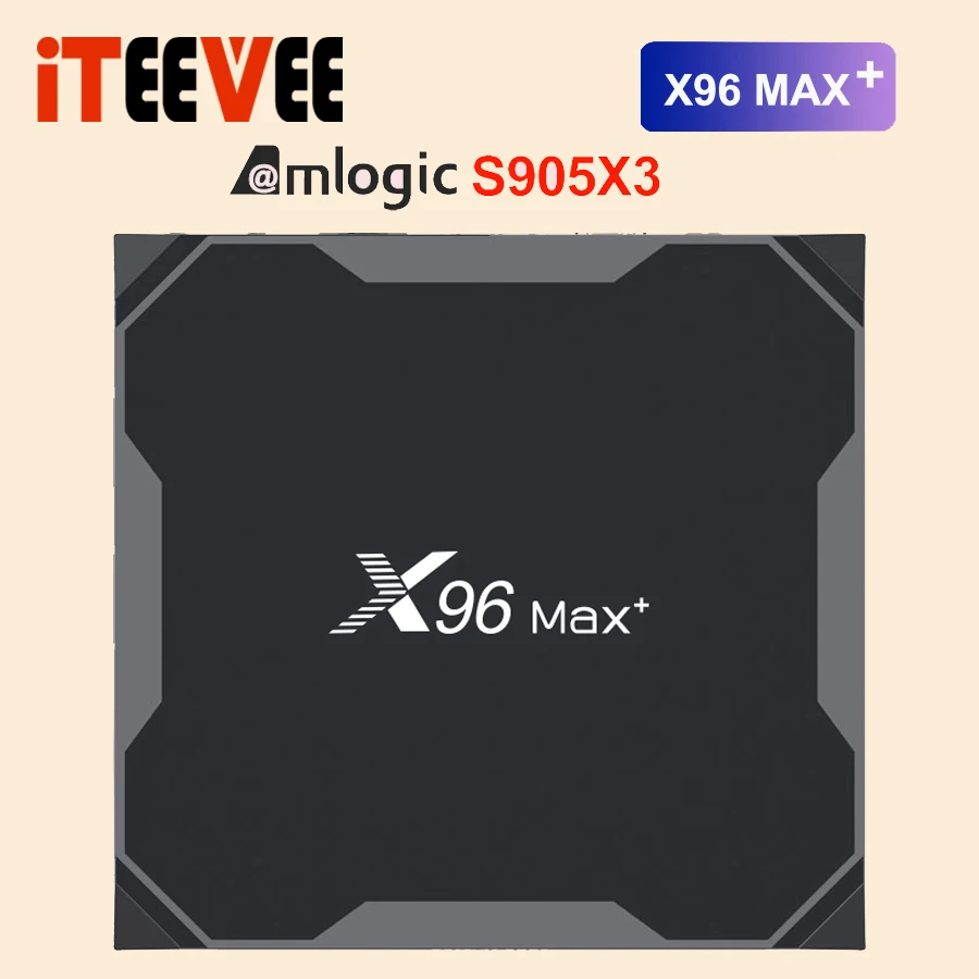 X96 max plus Smart TV Box Android 9 0 четырехъядерный процессор Amlogic S905X3 4 ГБ 32 64 Гб 2 4G и 5 0G WIIF BT4.0