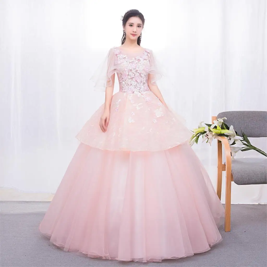 Бальные платья с аппликацией из бисера vestidos de 15 anos со складками многоуровневый органза платья для выпускного вечера