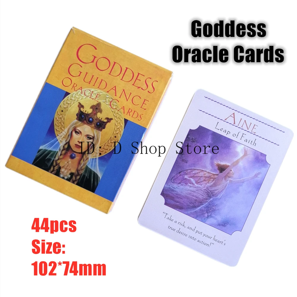 Последняя модель продажи Goddess Oracle Cards 44 шт. английская карточная настольная игра