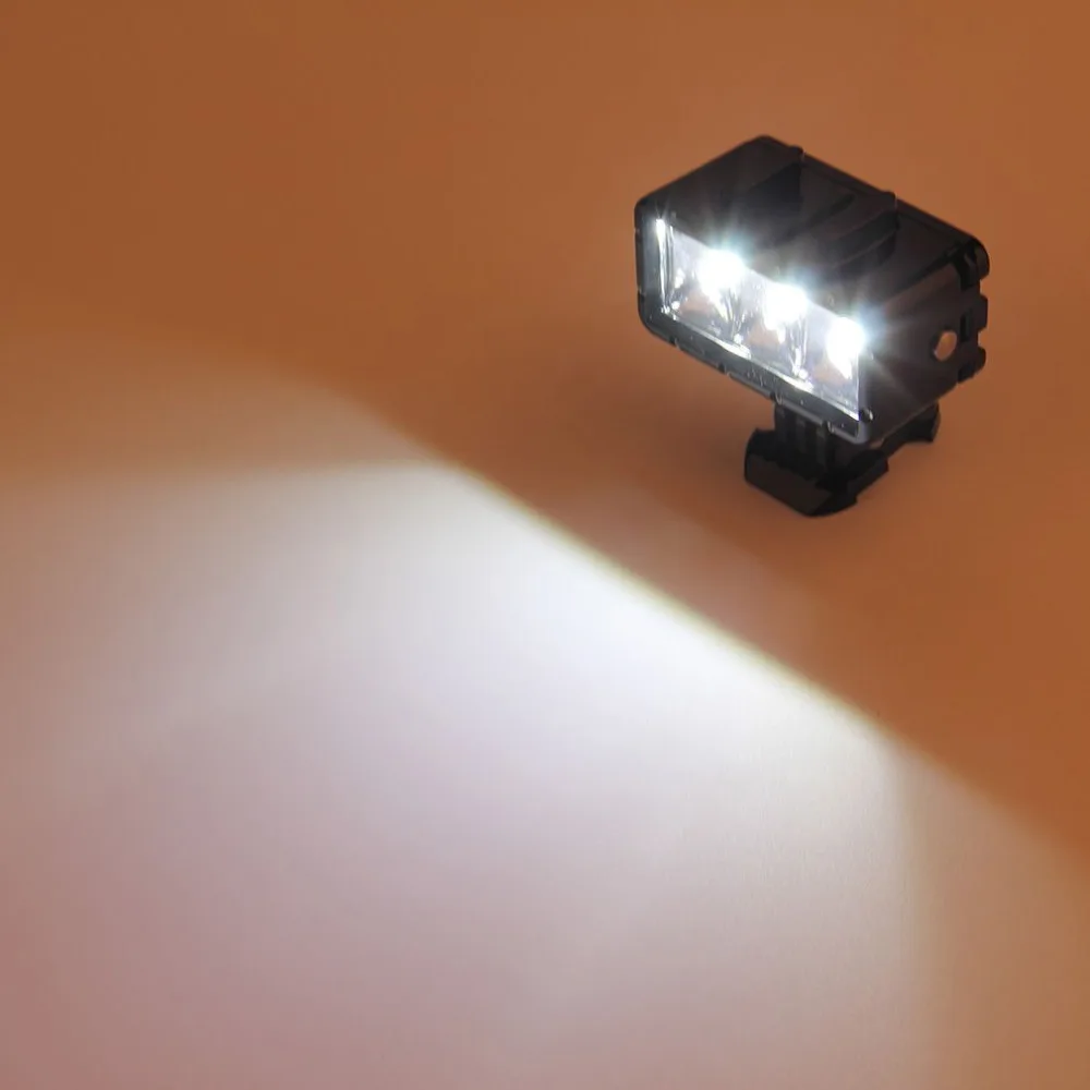 30 м подводный светильник, водонепроницаемый светодиодный светильник для дайвинга, видео Точечный светильник, крепление для лампы с винтовой застежкой, комплект для GoPro Hero 4 3+ 3