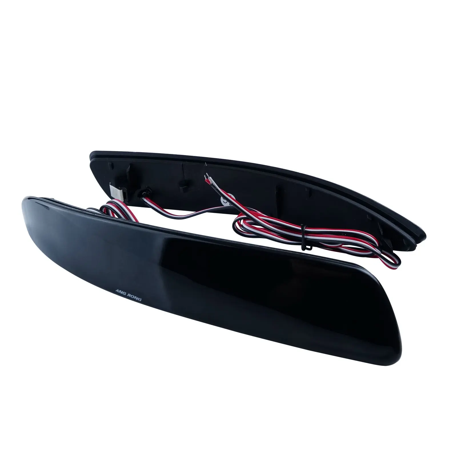 Najtaniej 2X czarne przydymione soczewki czerwona dioda LED reflektor tylnego zderzaka światło pasuje do BMW E70 X5 2006 13