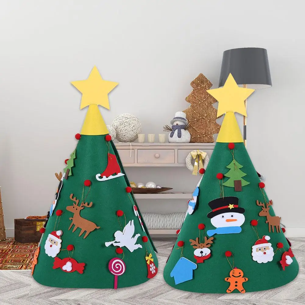 

Three-dimensional round Christmas tree DIY non-woven Christmas tree