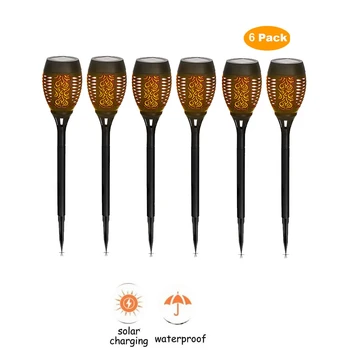 

2-8pcs Solar Flame Light Flickering lawn lamp Flame Solar Torch Lights Dancing Flickering Lampada Waterproof Solar Torch Light G