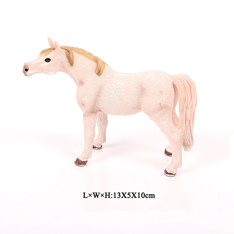 34 Животные на ферме, модели лошадей, Appaloosa, гарвардский ганновер, Clydesdale Quarter Arabian Horse, фигурки, цельная игрушка для детей - Цвет: 34