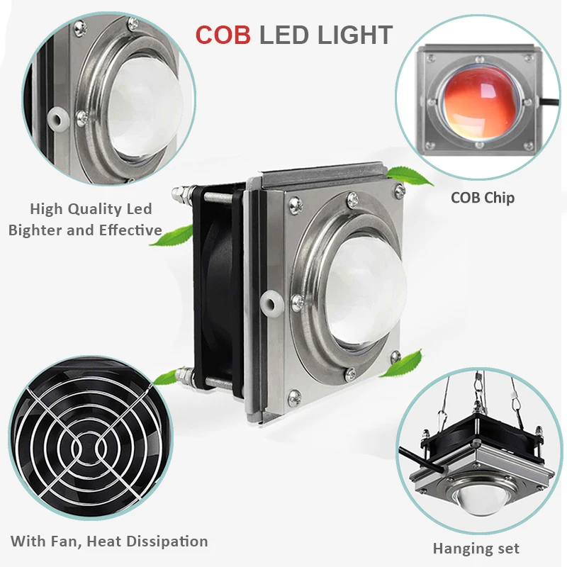  Indoor COB LED Grow Light 150W Phyto Lamp Full Spectrum Lamp For Plants Lights For Flower Fitolampy - 4000097390072