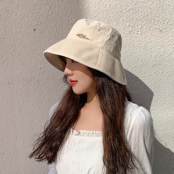 

the niche wide brim hat Japanese cotton and linen fishermen sunscreen breathable cloth folding hat in the summer