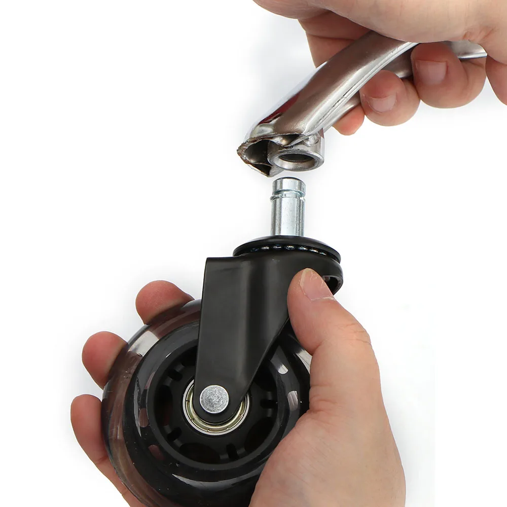 

5pcs/set Office Chair Caster Wheels Roller Style Castor Wheel Replacement 360-Degree Rotation 3inch Heavy Duty High Load
