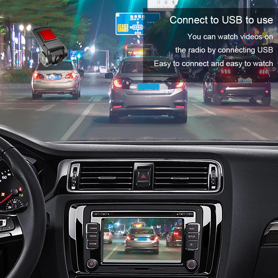 Anfilite Скрытая приборная панель для Android мультимедийный плеер с ADAS Автомобильный