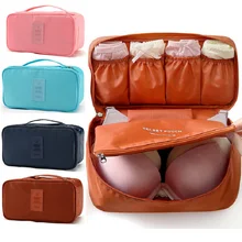 Travel Cosmetic Daily Toiletries Storage Bags 2021 Underwear Bra Sock Bag Luggage Organizer For Lingerie Makeup Organizer Bag