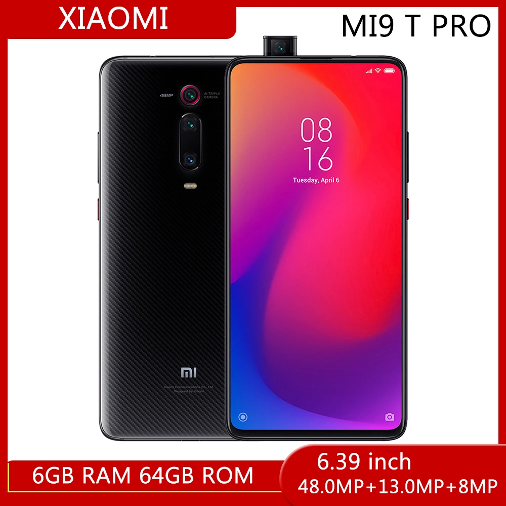 Глобальная версия Xiaomi mi 9 Pro 4G смартфон 6 39 &quotmi UI 10 Snapdragon 855 Octa Core Гб 64 48.0MP + 13.0MP 8MP 4000