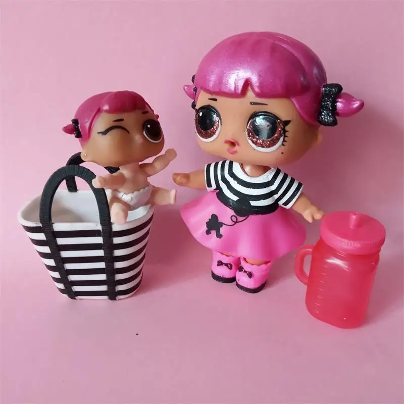 

L.O.L. SURPRISE! LOL Surprise Doll Big Sister CHERRY GLAM GLITTER Series 2 & Lil Sister Dolls Party Toys Girl Gift